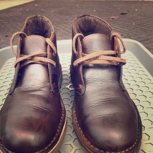 Clarks Desert Ankle Boot- Brown Leather